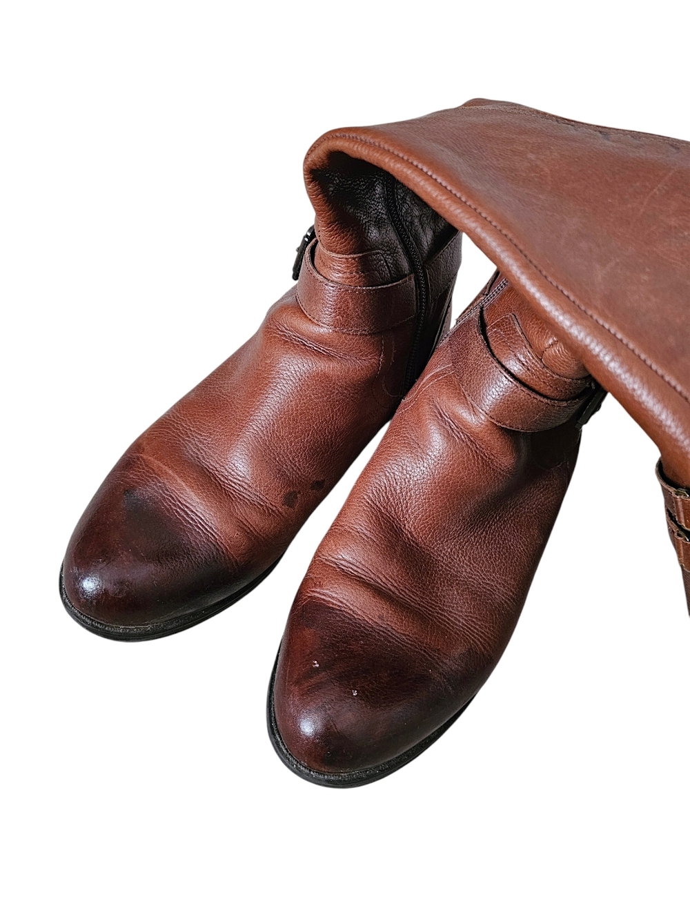 Naturalizer Jackie Tall Leather Riding Boots - Size 9.5 M *FAIR CONDITION* - Picture 3 of 14